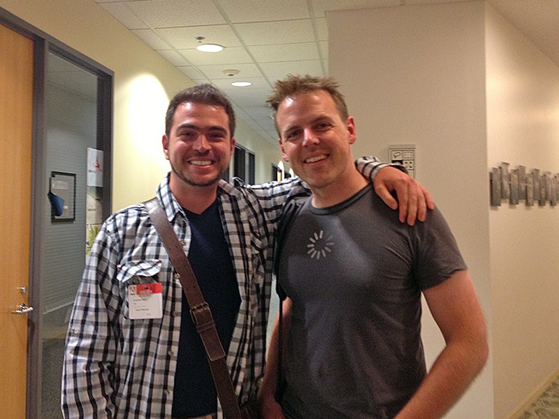 San Jose, 2013. Me and John Nack