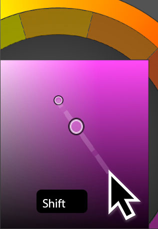 MagicPicker: Shift+Click to slightly move pointer and adjust color MagicPicker: Shift+Click to slightly move pointer and adjust color