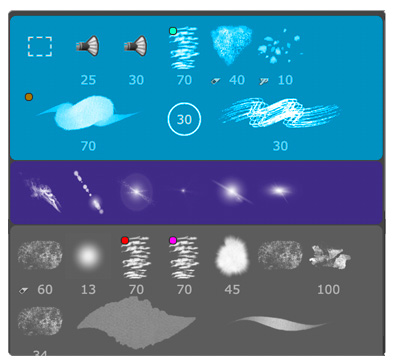 MagicSquire brush HUD popup / Adobe Photoshop MagicSquire brush HUD popup / Adobe Photoshop